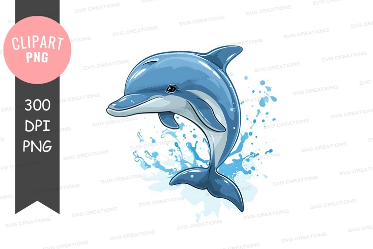 Dolphin Clipart Image 9
