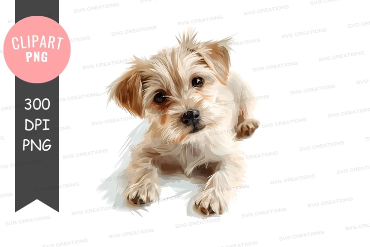 Cute Puppy Clipart Image 21