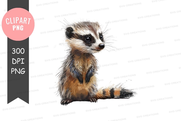 Raccoon Clipart Image 12