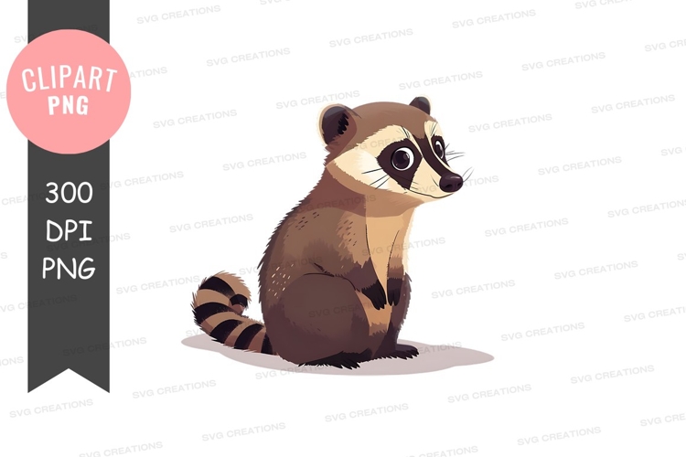 Raccoon Clipart Image 11