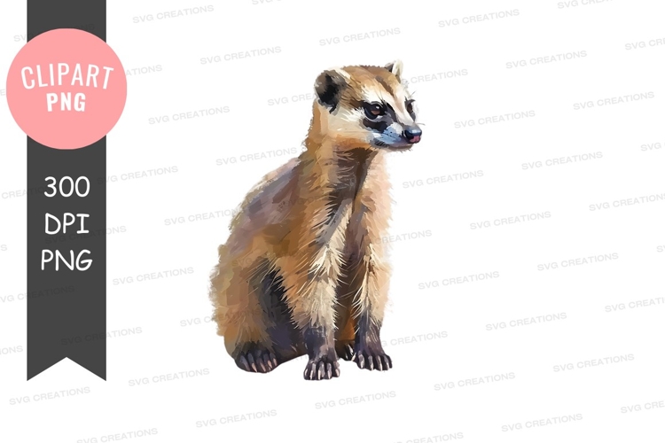 Badger Clipart Image 2