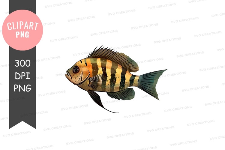Tropical Fish Clipart Image 7