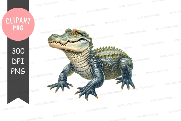 Cartoon alligator clipart png