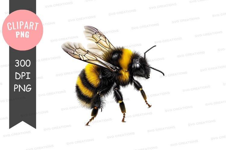 Bumblebee Clipart PNG  Image 3