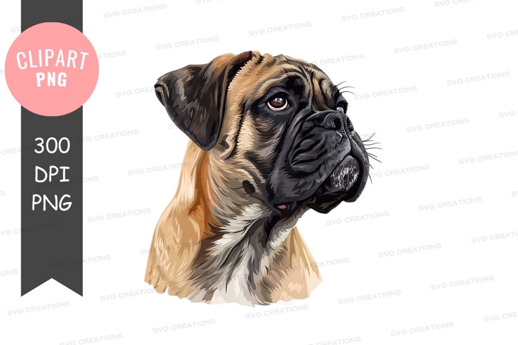 Pug Clipart Image 14