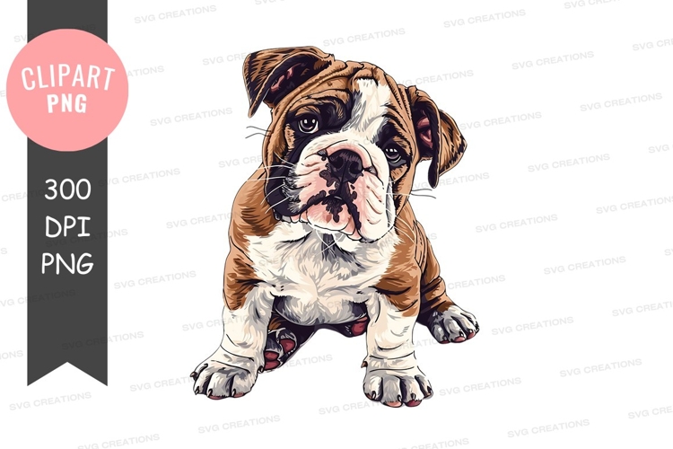 Cute Puppy Clipart Image 20