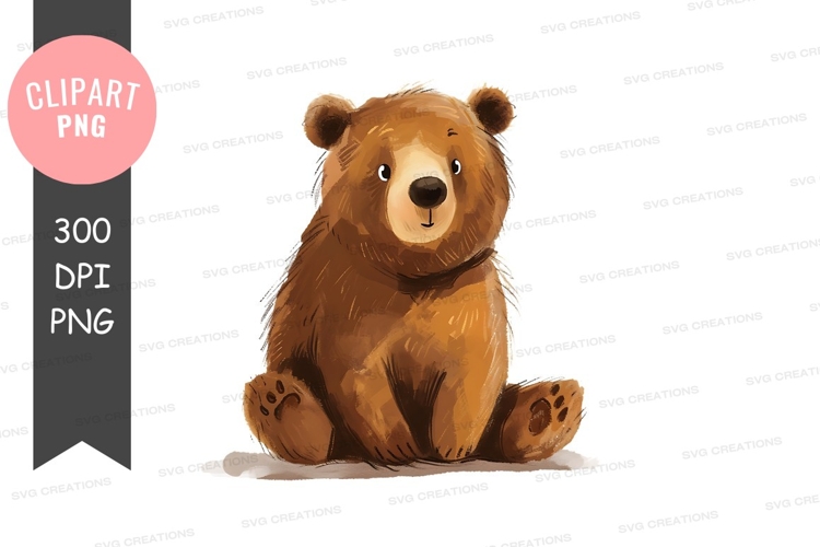 Cute Bear Clipart Image 17