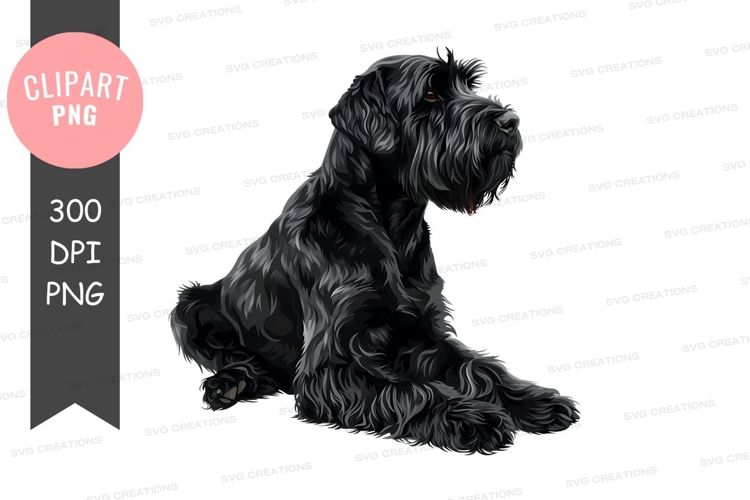 Black Dog Clipart Image 2