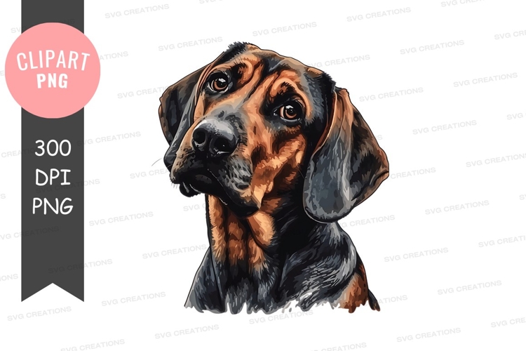 Black Dog Clipart Image 24