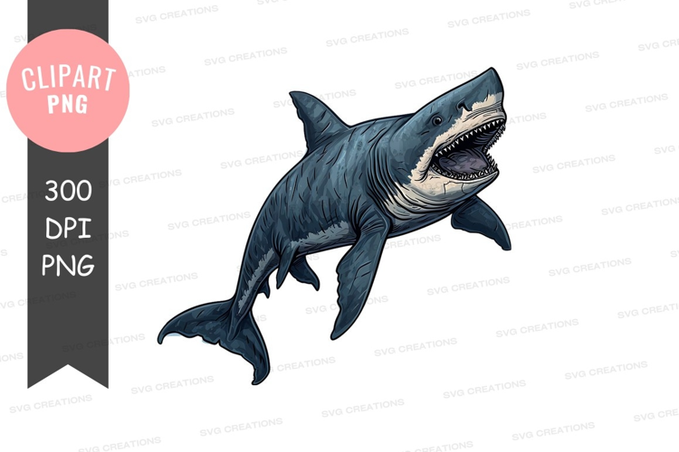 Ferocious shark