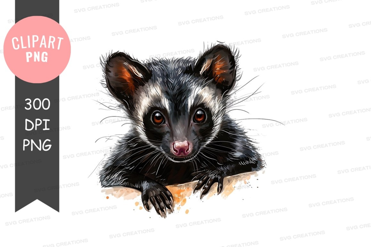 Cute civet clipart png