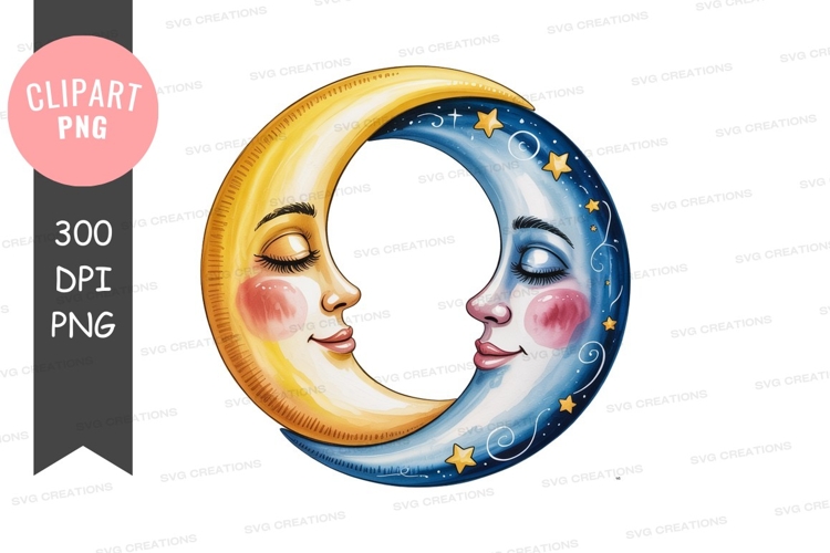 Sun And Moon Clipart Image 19