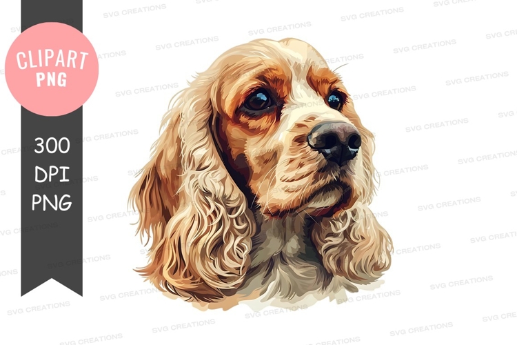 Portrait of a cocker spaniel