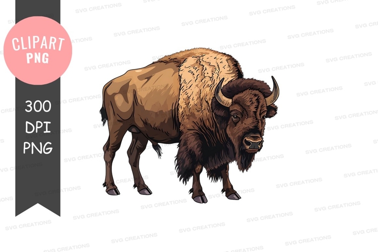 Bison Clipart Image 10