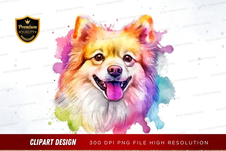 Pomeranian Clipart Image 9