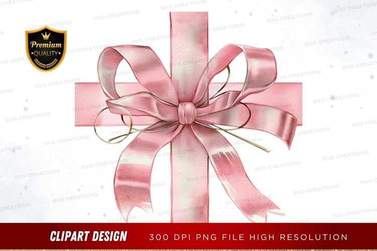 Pink Bow Clipart Image 10