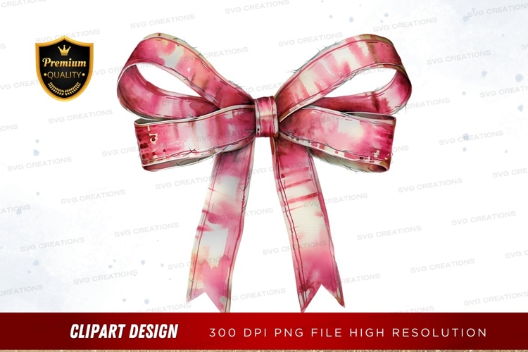 Pink Bow Clipart Image 22