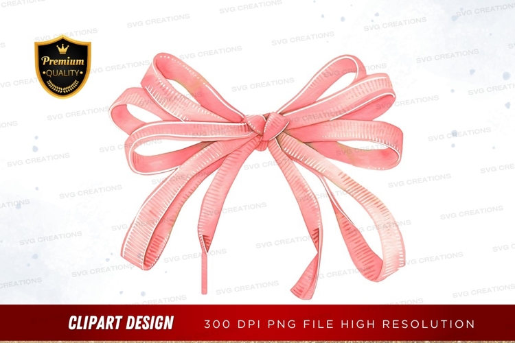 Pink Bow Clipart Image 20