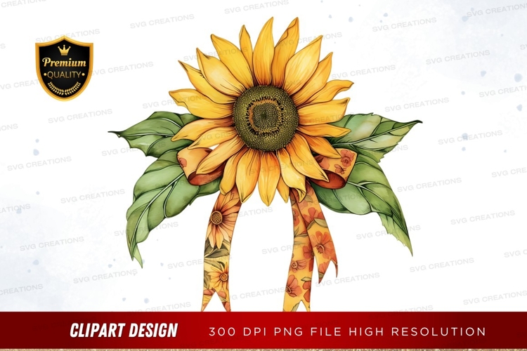 Sunflower Clipart Png Image 14