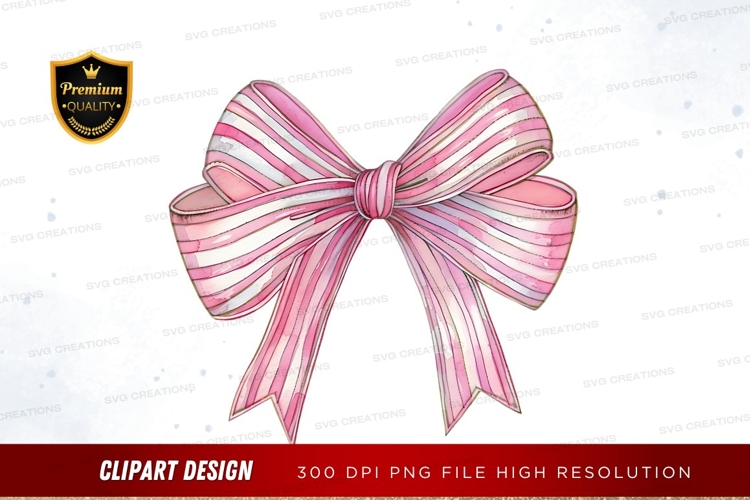 Pink Bow Clipart Image 19