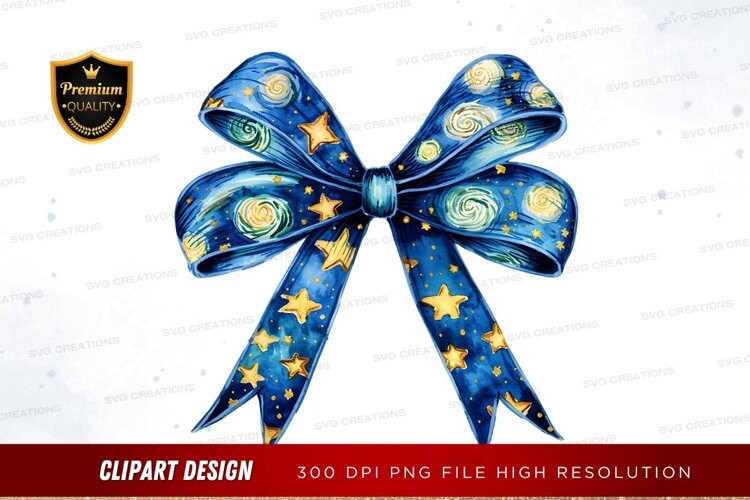 Galactic ribbon bow example image 1