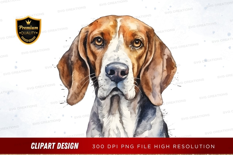 Portrait of a beagle