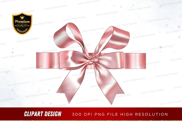 Pink Bow Clipart Image 17