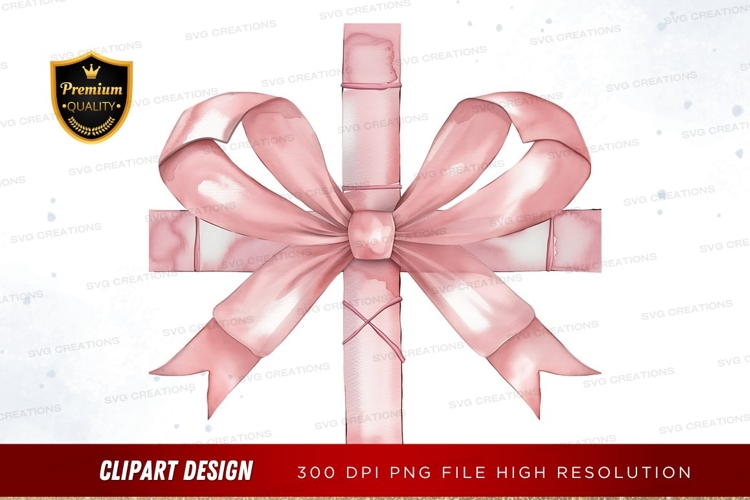 Pink Bow Clipart Image 16