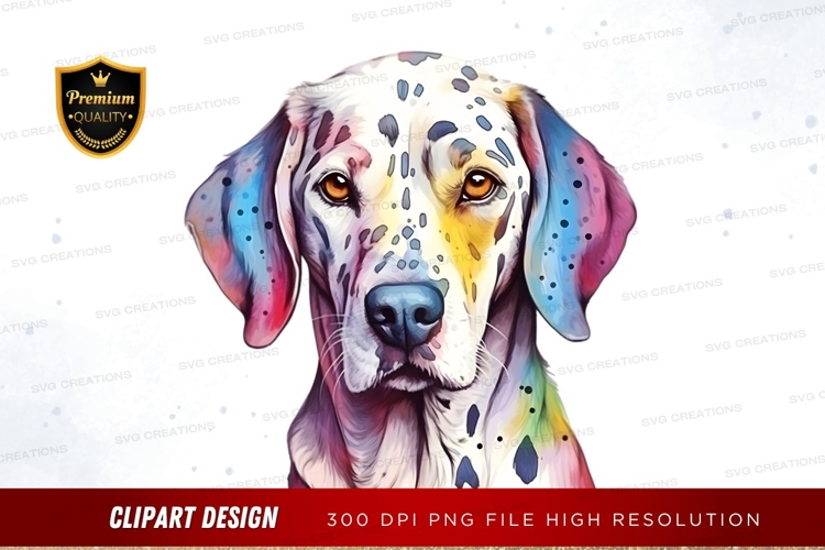 Dalmatian Clipart Image 16