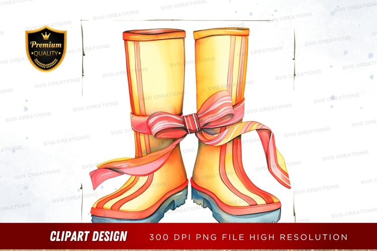 Rain Boots Clipart Image 21