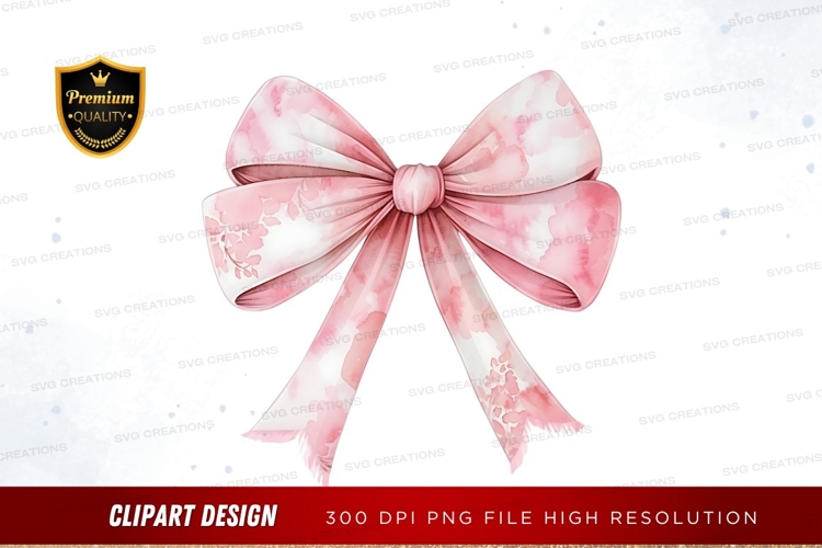 Pink Bow Clipart Image 13