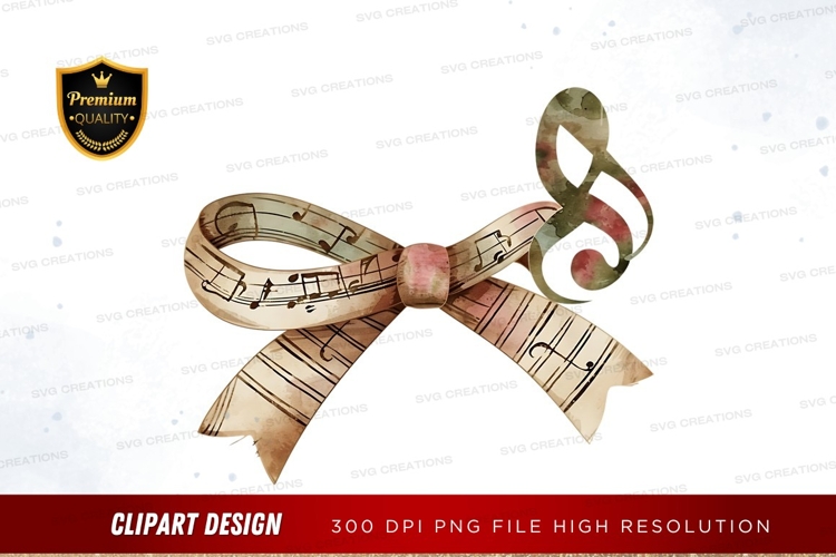 Musical note ribbon