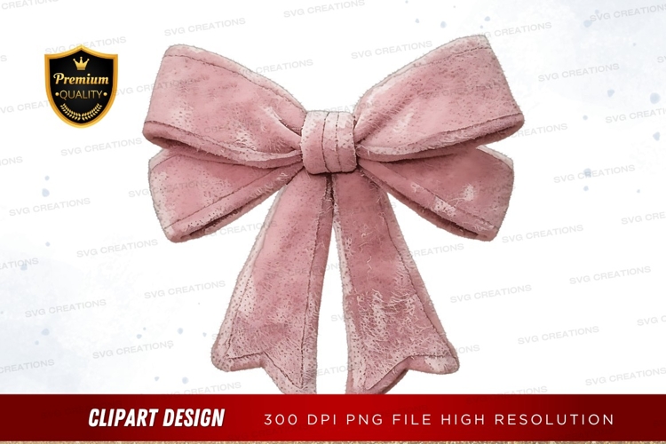 Pink Bow Clipart