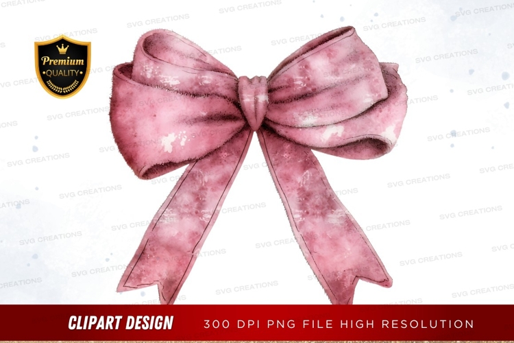 Pink Bow Clipart Image 16