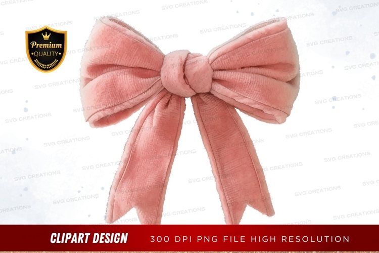 Pink Bow Clipart Image 24