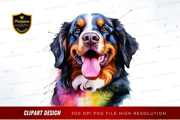 Bernese Mountain Dog SVGs Image 8