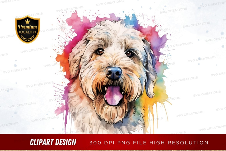 Happy dog portrait