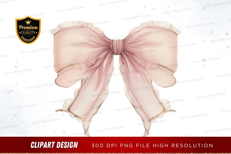 Pink Bow Clipart Image 10
