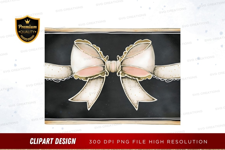 Pink Bow Clipart Image 9