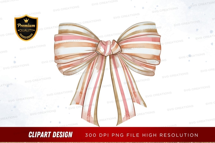 Pink Bow Clipart Image 3
