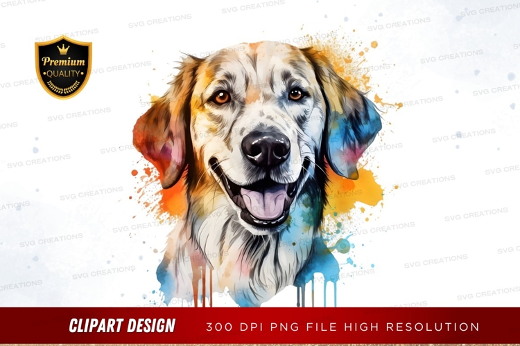 Golden Retriever Clipart Image 22