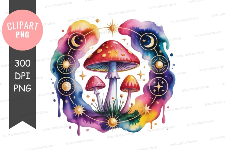 Magical mushroom circle