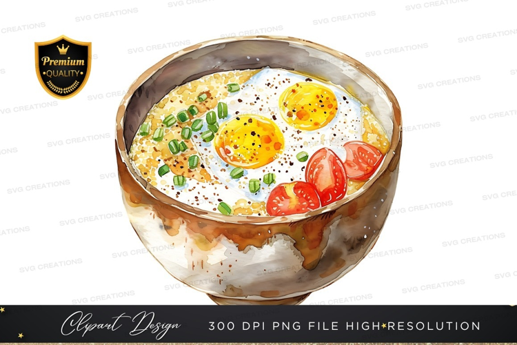 Delicious breakfast bowl