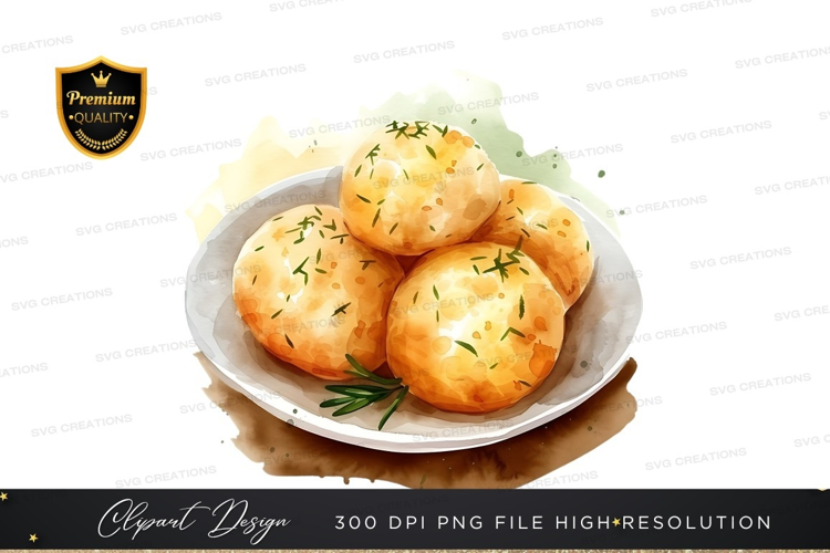 Golden cheese balls in a bowl