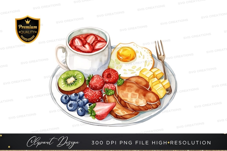 Pancakes Clipart Image 12