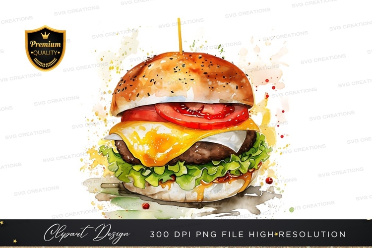 Delicious cheeseburger