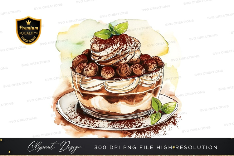 Delicious chocolate dessert