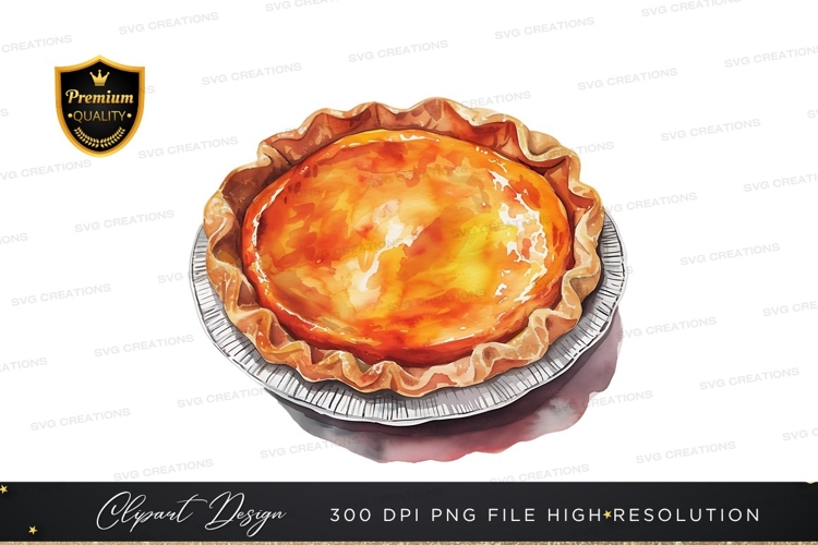 Delicious caramel custard pie