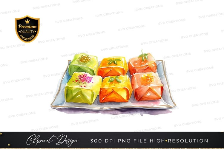 Assorted colorful sweets on a plate