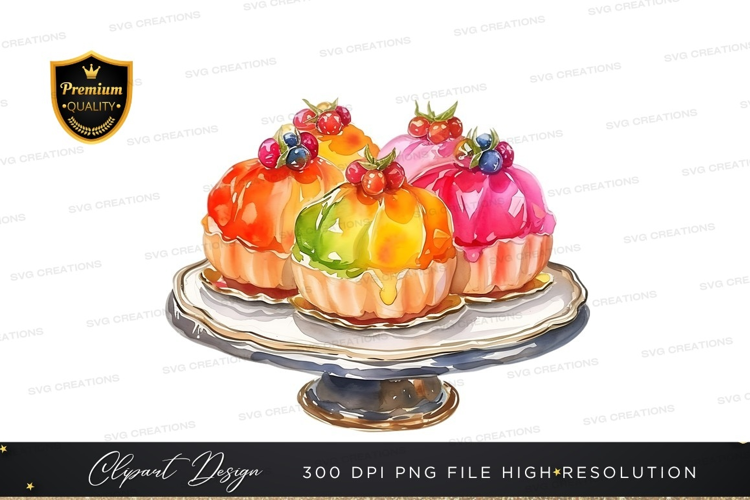 Delightful assorted tarts